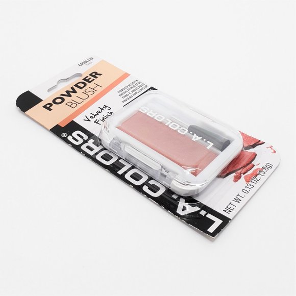 L.A. COLORS POWDER BLUSH & BRUSH APPLICATOR TOAST - Picture 2 of 4